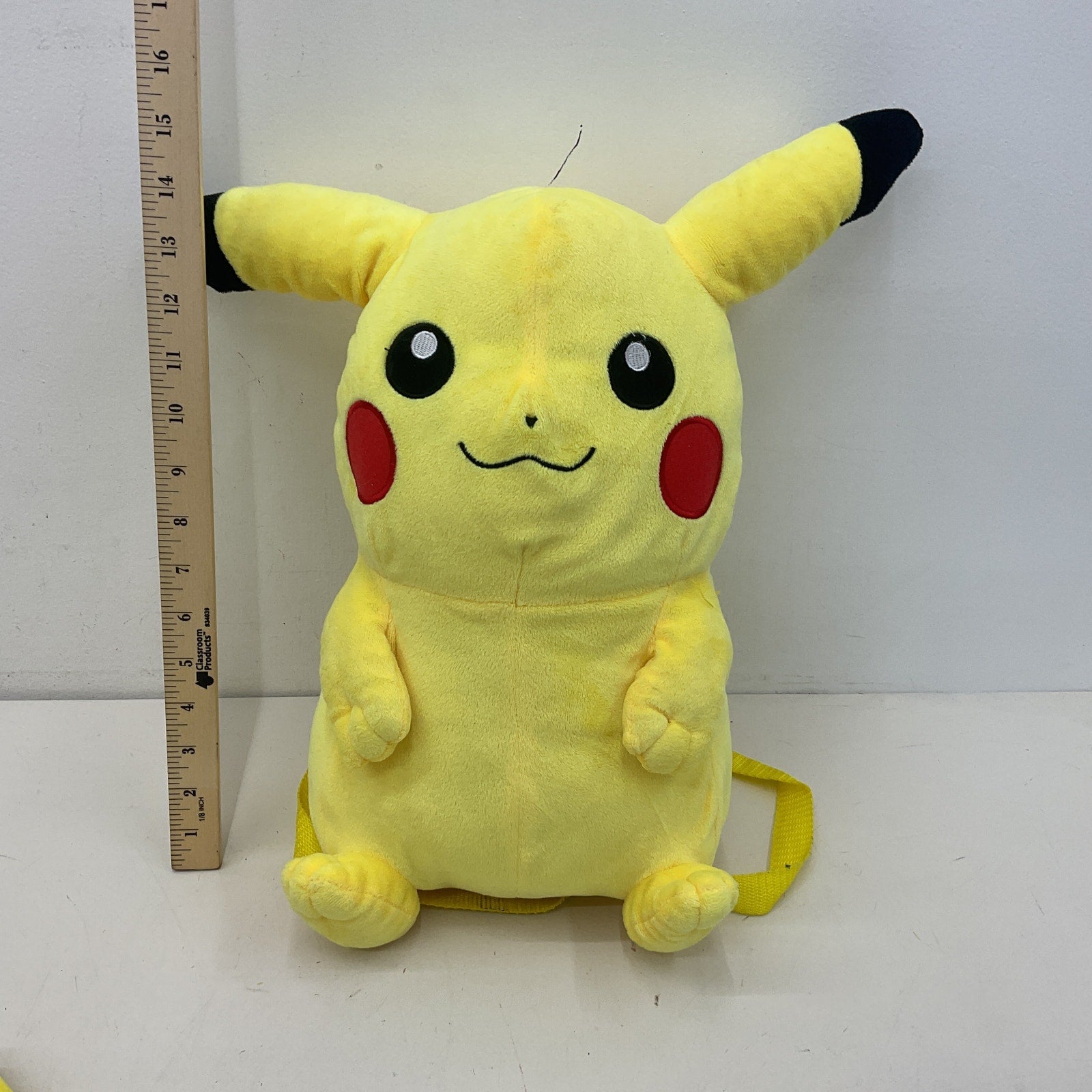 Preowned Yellow Pokemon Pikachu Plush LOT of 2 Sitting Position Designs - Warehouse Toys