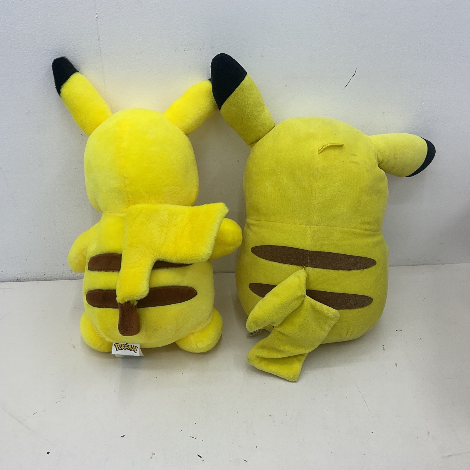 Preowned Yellow Pokemon Plush Toys LOT 2 BABW Pikachu Stuffed Animals Dolls - Warehouse Toys