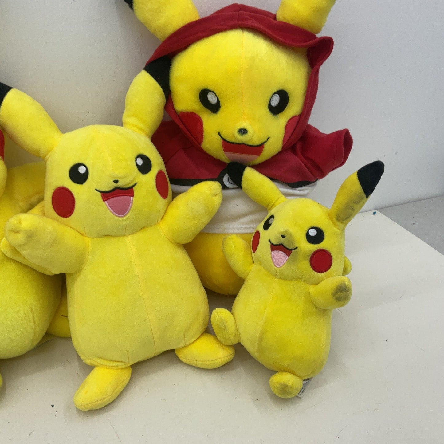 Preowned Yellow Pokemon Plush Toys Mixed Pikachu Character Doll LOT of 4 - Warehouse Toys