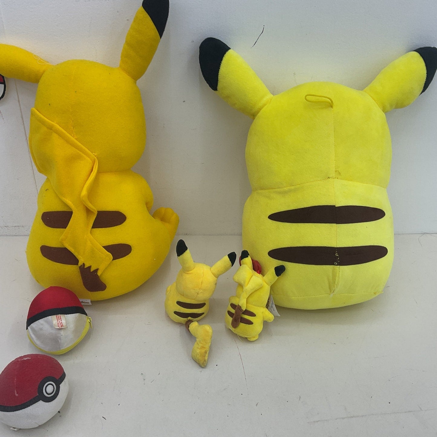 Preowned Yellow Pokemon Small to Medium Sized Plush Pikachu Dolls Stuffed Toys - Warehouse Toys