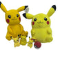 Preowned Yellow Pokemon Small to Medium Sized Plush Pikachu Dolls Stuffed Toys - Warehouse Toys