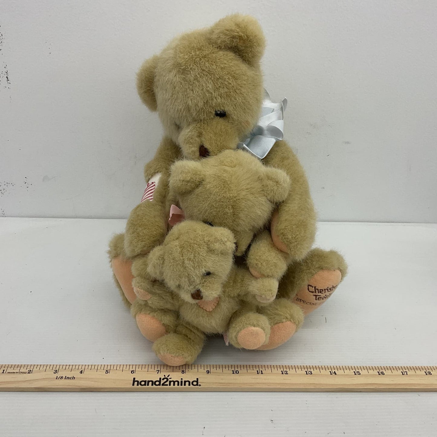 Priscilla Hillman Brown Stuffed Animal 3 Bears 1994 Plush Toy Bear - Warehouse Toys