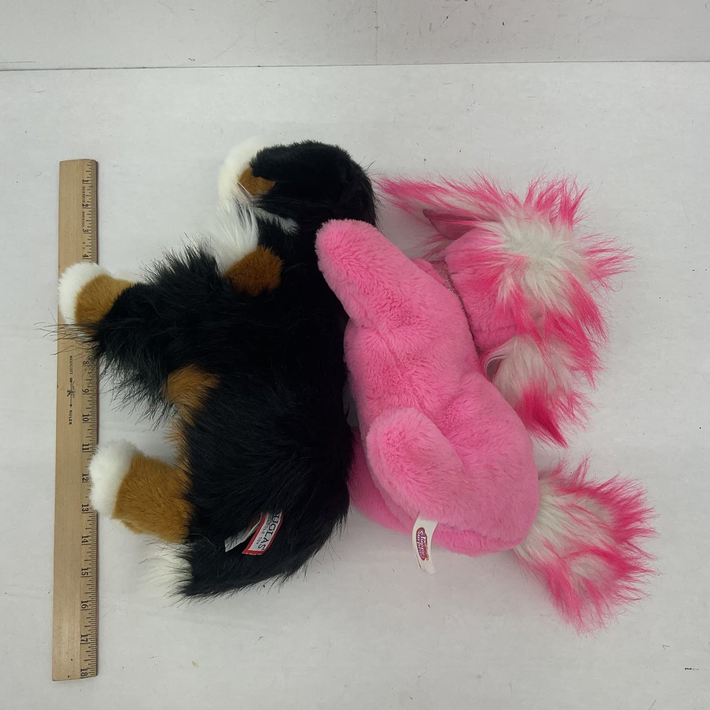 Puppy Surprise & Douglas Dog Stuffed Animals Plush Lot Vintage Pink - Warehouse Toys