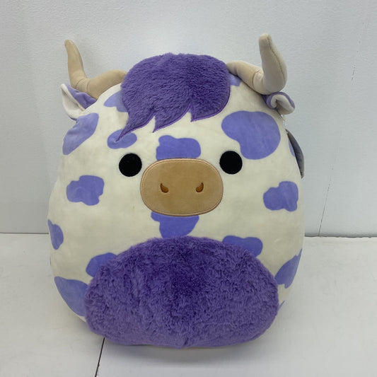 Purple Squishmallow Cow Plush Stuffed Animal Toy - Warehouse Toys