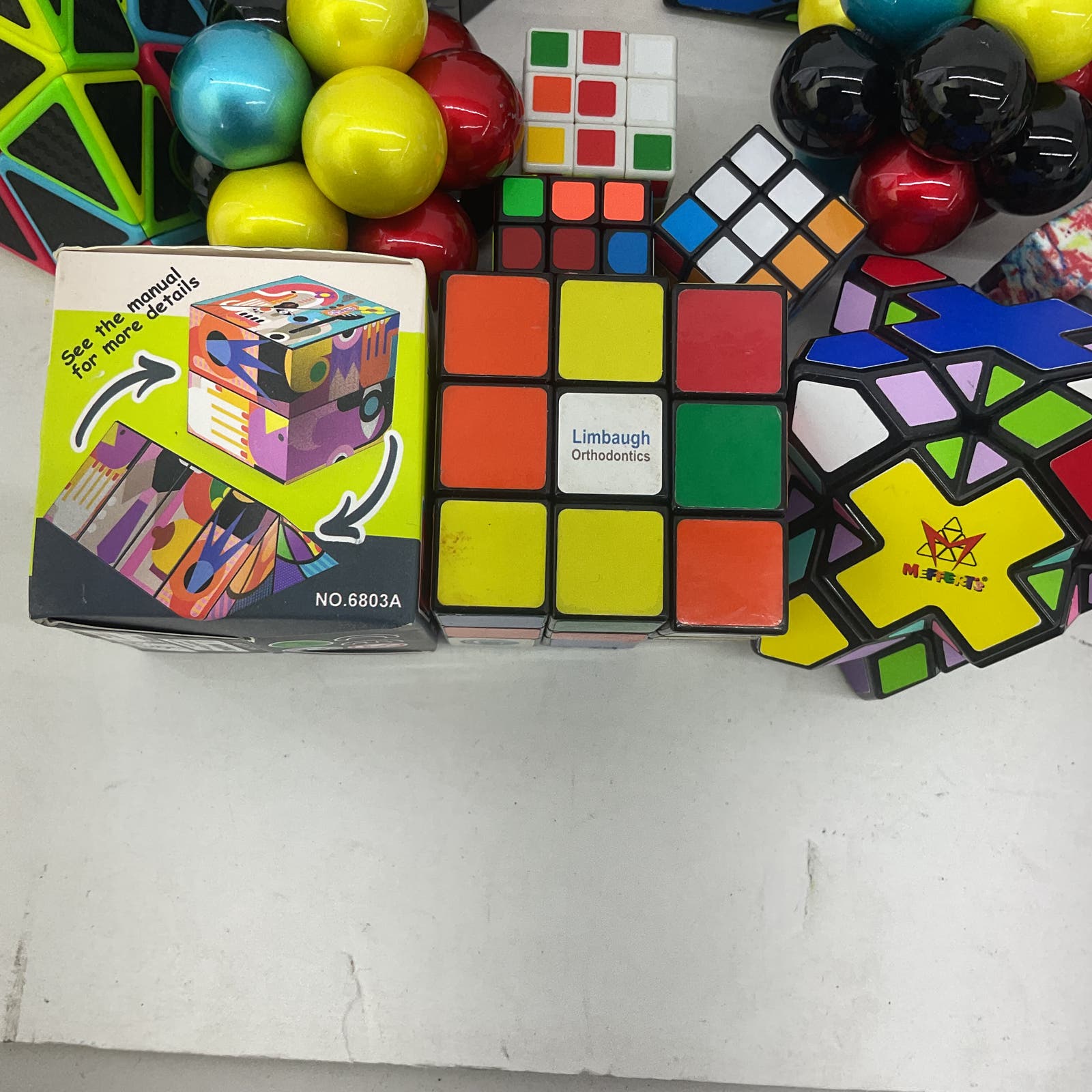 Puzzle Toys Educational Lot Multicolor Rubix Cube Brain Teasers Wholesale - Warehouse Toys