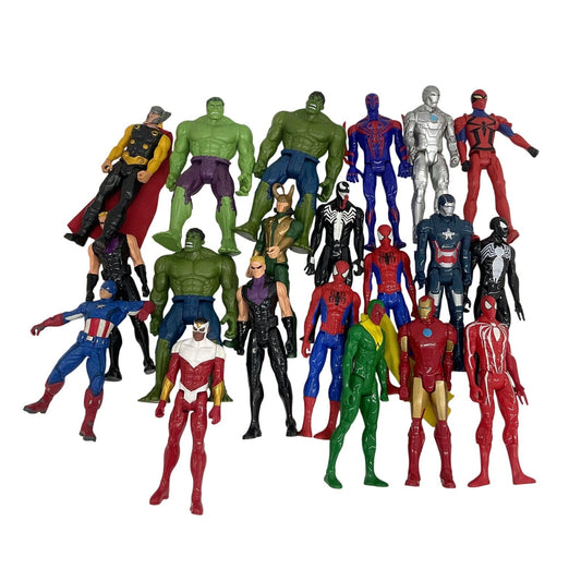 Random 7 lbs Mixed Loose Action Figures Toys LOT Preowned DC Marvel & Others - Warehouse Toys