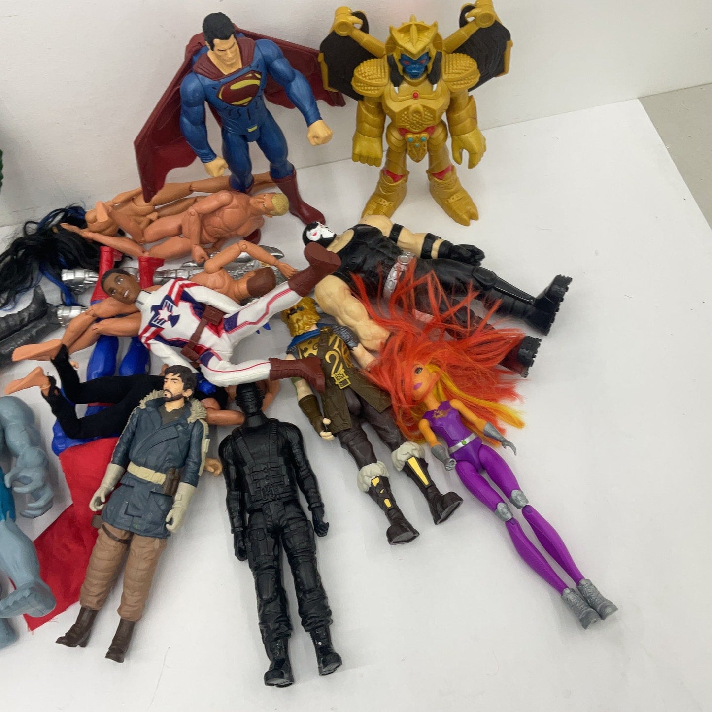 Random Mix Loose Action Figures Toys LOT 10 lbs Preowned DC Marvel Power Rangers - Warehouse Toys