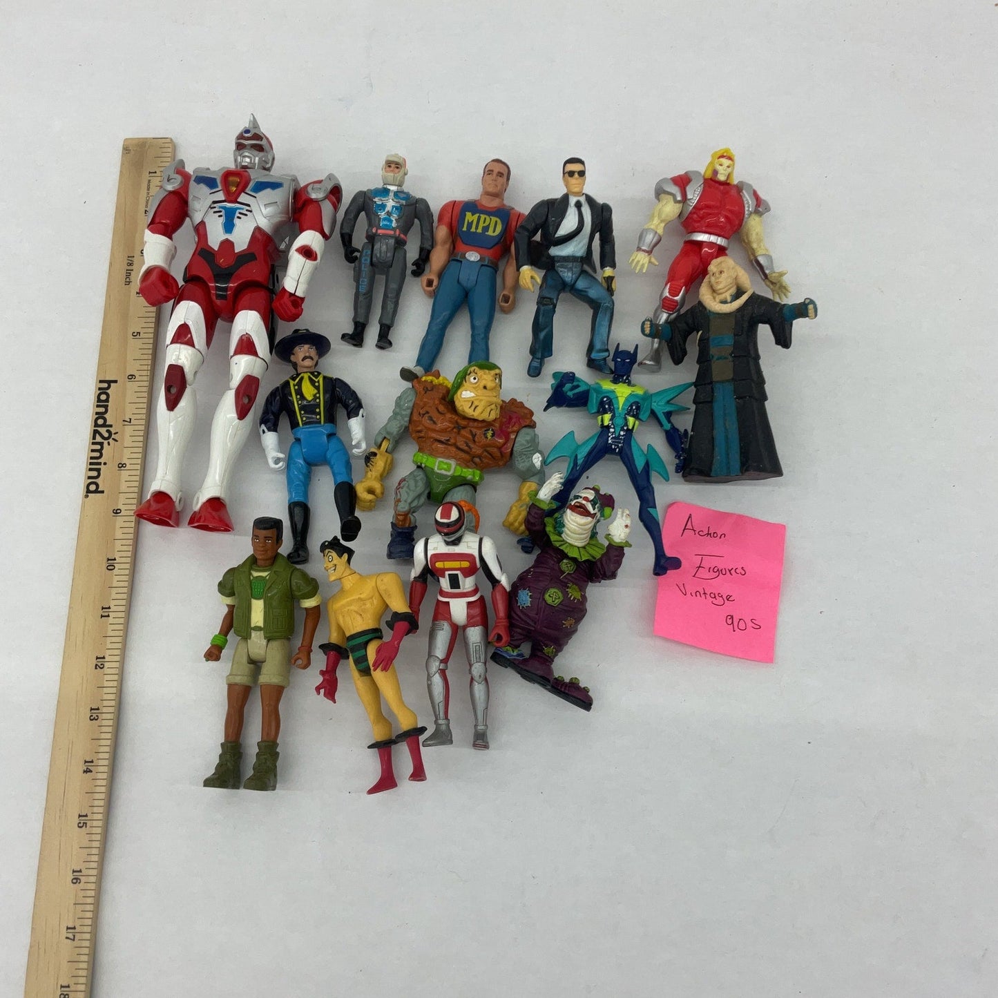 Random Mix Loose Action Figures Toys LOT Vintage TMNT Clown Robot Captain Planet - Warehouse Toys