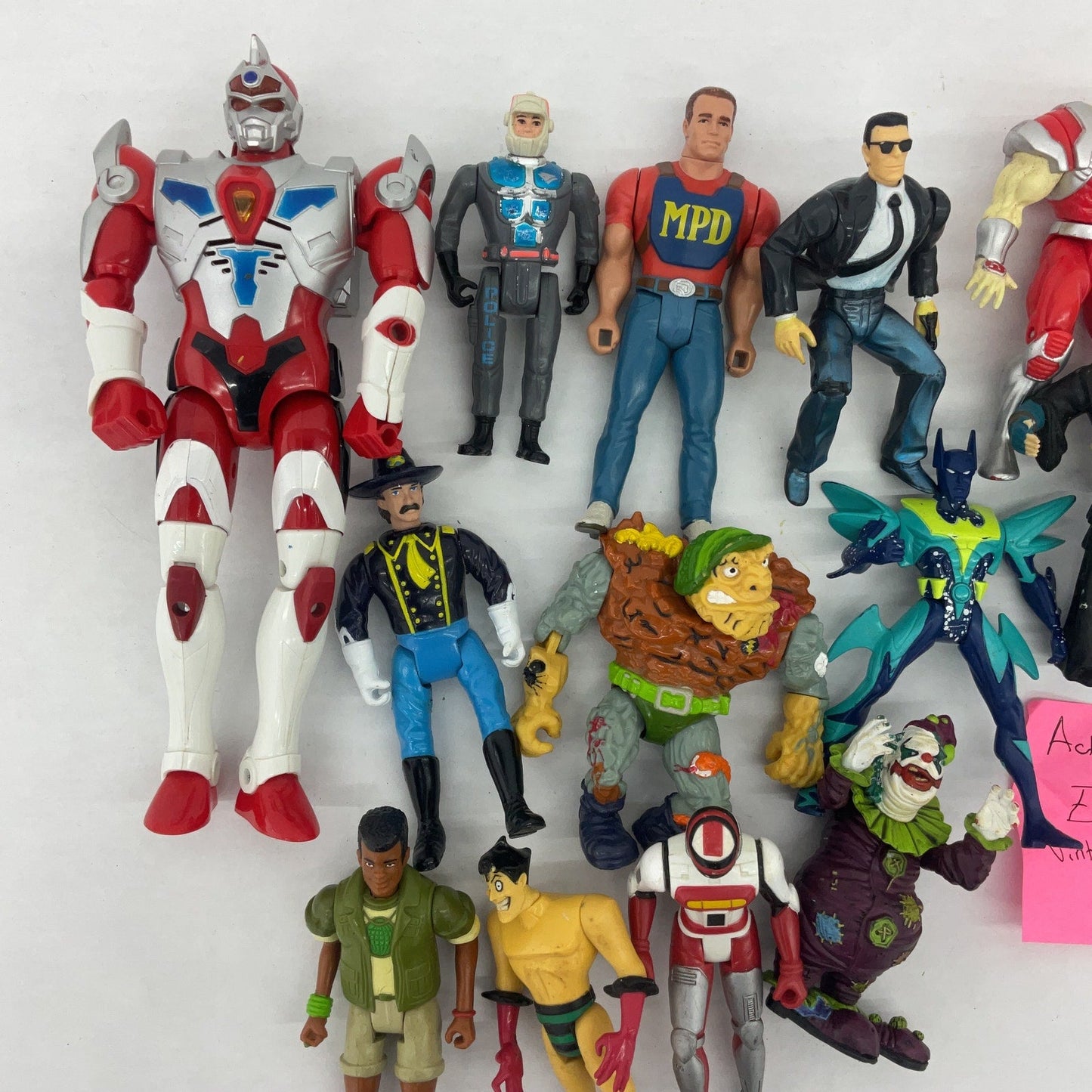 Random Mix Loose Action Figures Toys LOT Vintage TMNT Clown Robot Captain Planet - Warehouse Toys