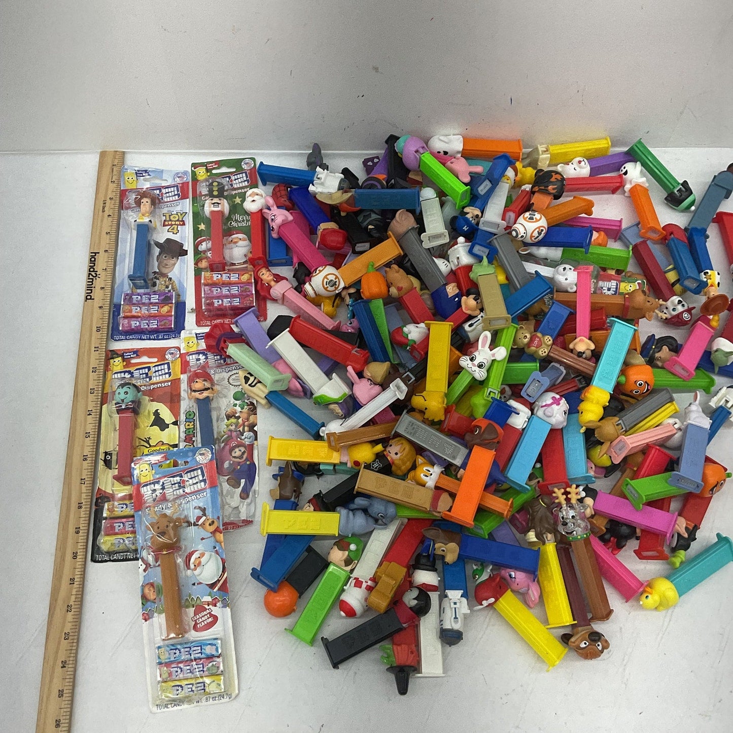 Random Mix Loose Pez Candy Dispensers Toys LOT 8 lbs Preowned Holiday Star Wars - Warehouse Toys