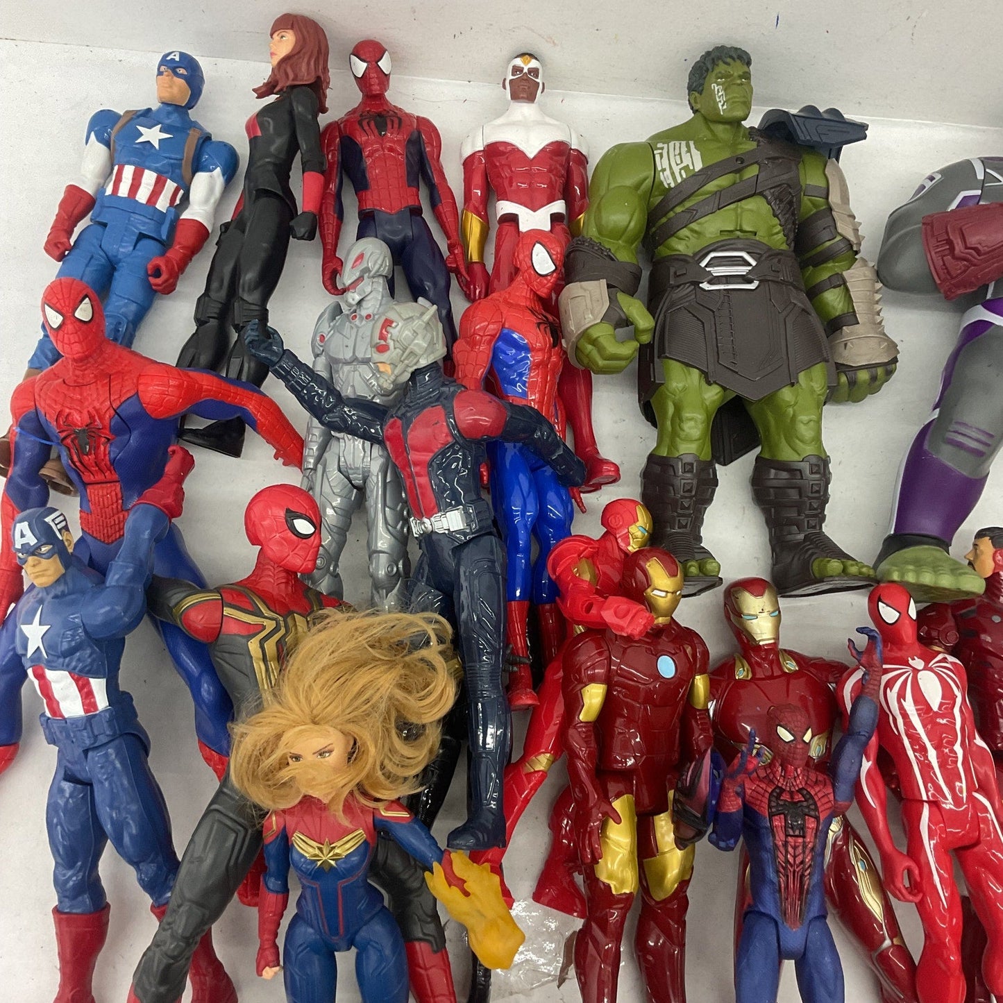 Random Mixed 12 lbs Loose Action Figures Toys LOT Preowned DC Marvel & Others - Warehouse Toys