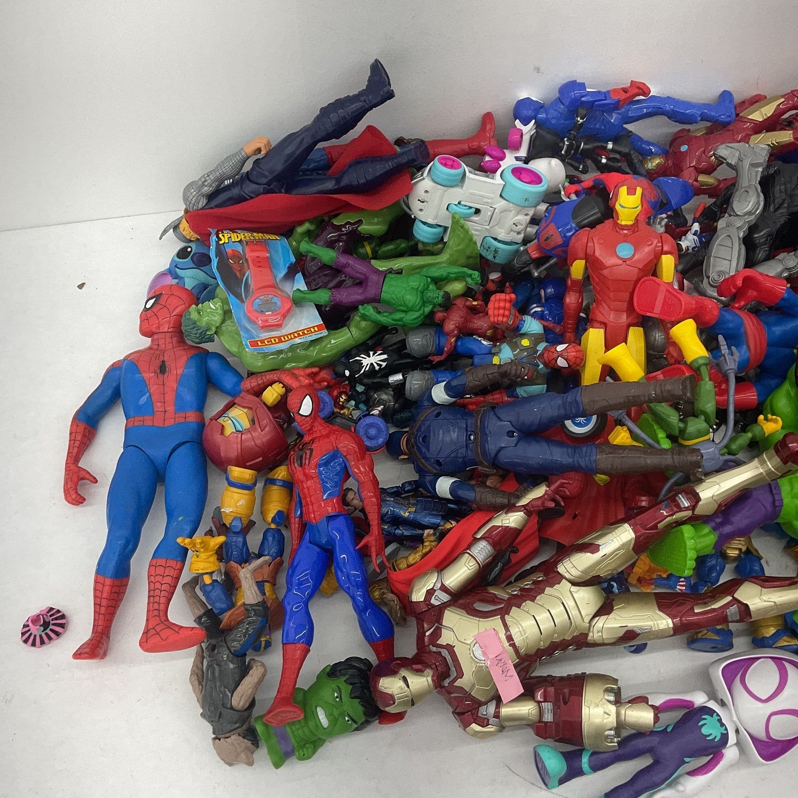 Random Mixed 25 lbs Loose Action Figures Toys LOT Preowned DC Marvel & Others - Warehouse Toys