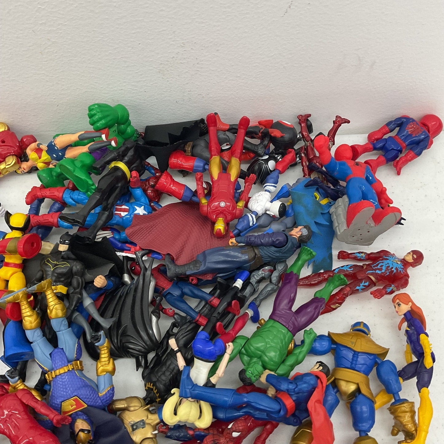 Random Mixed Loose Action Figures Toys LOT 10 lbs Preowned DC Marvel & Others - Warehouse Toys