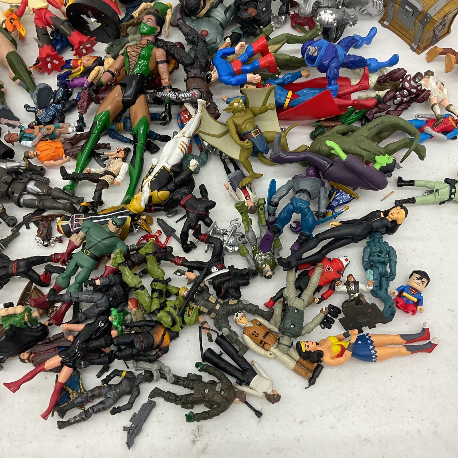 Random Mixed Loose Action Figures Toys LOT 10 lbs Preowned DC Marvel & Others - Warehouse Toys