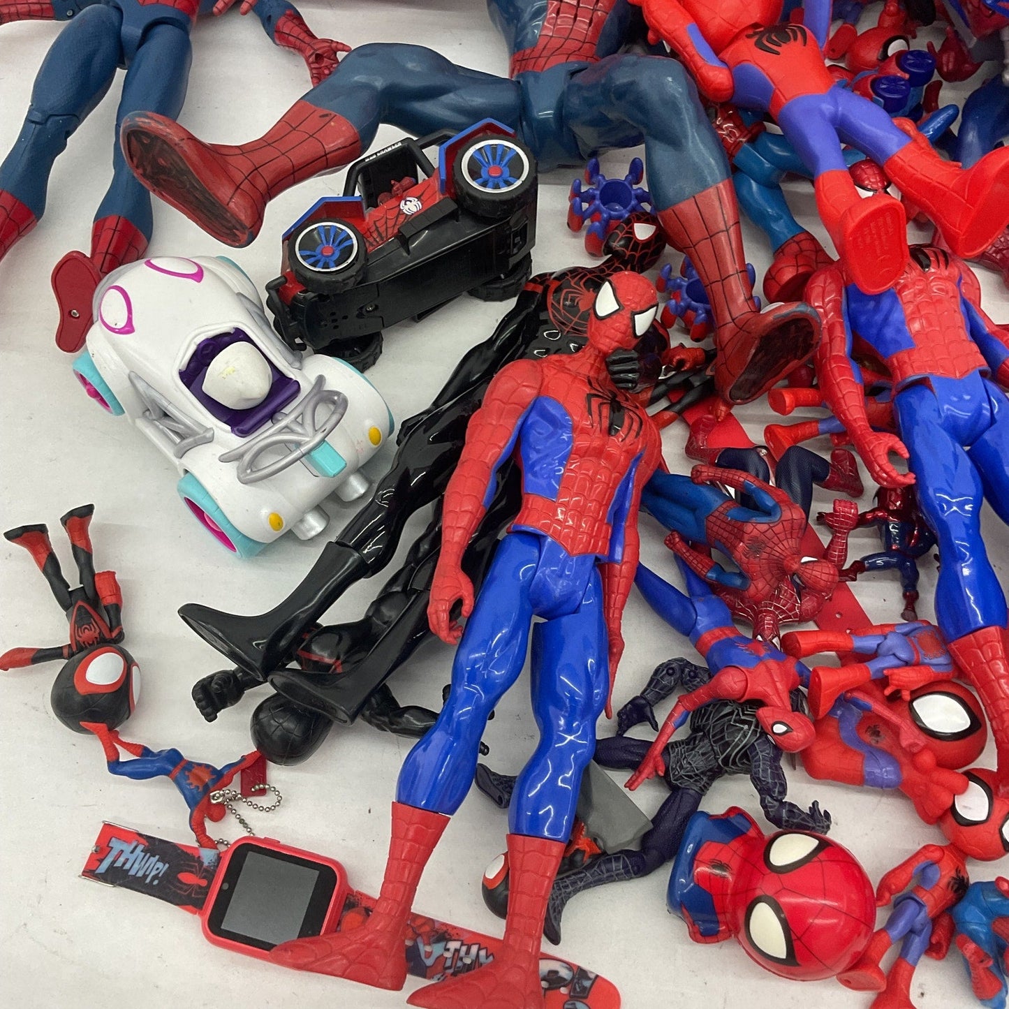 Random Mixed Loose Action Figures Toys LOT 11 lbs Preowned Spiderman Marvel - Warehouse Toys