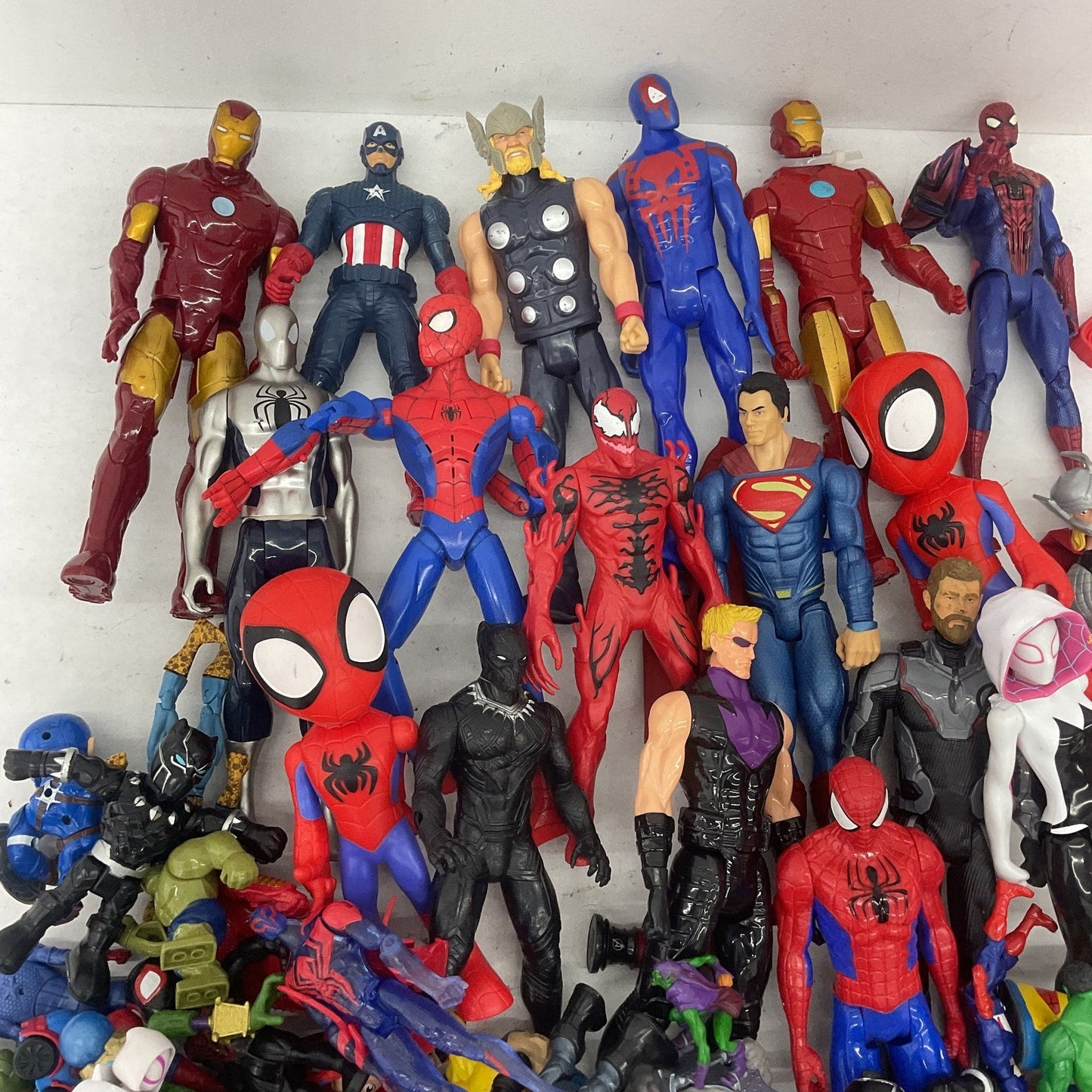 Random Mixed Loose Action Figures Toys LOT 15 lbs Preowned DC Marvel & Others - Warehouse Toys