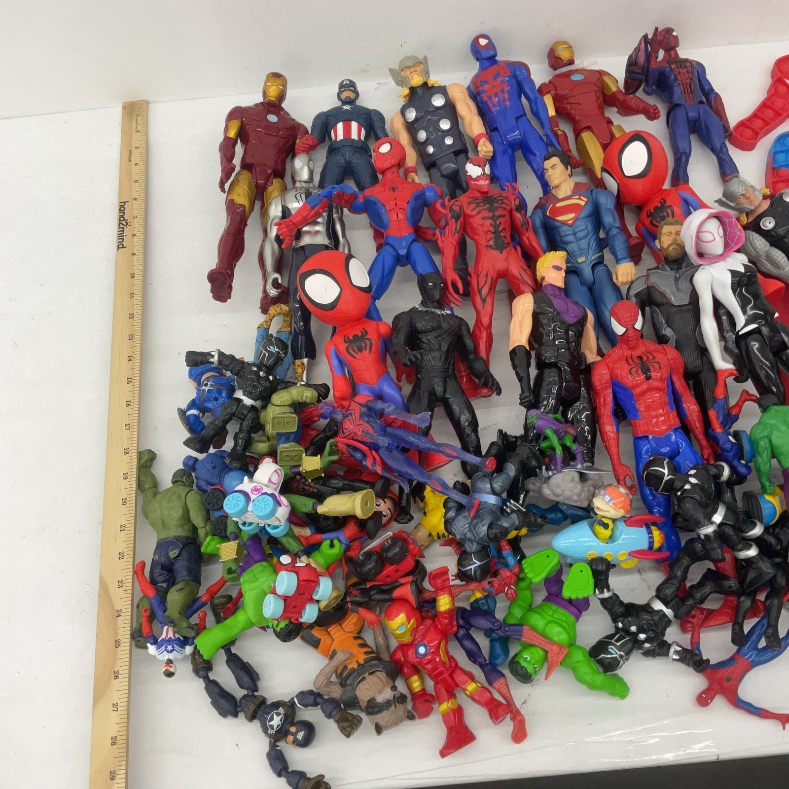 Random Mixed Loose Action Figures Toys LOT 15 lbs Preowned DC Marvel & Others - Warehouse Toys