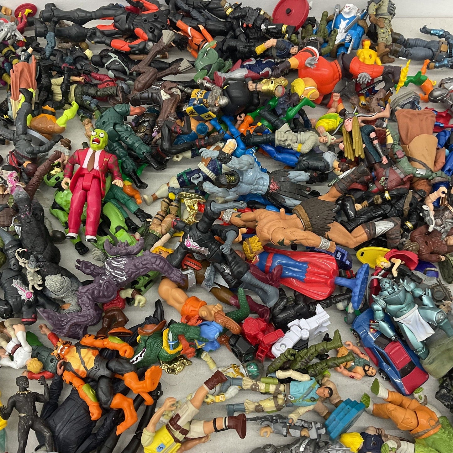 Random Mixed Loose Action Figures Toys LOT 15 lbs Preowned Vintage & Modern - Warehouse Toys