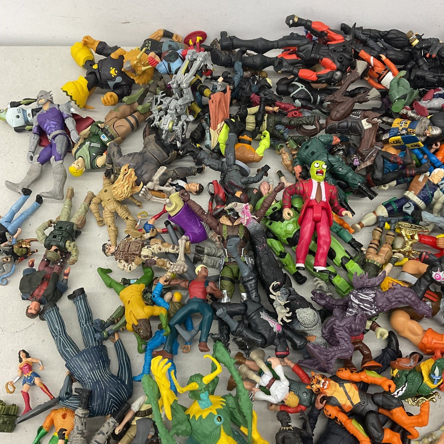 Random Mixed Loose Action Figures Toys LOT 15 lbs Preowned Vintage & Modern - Warehouse Toys