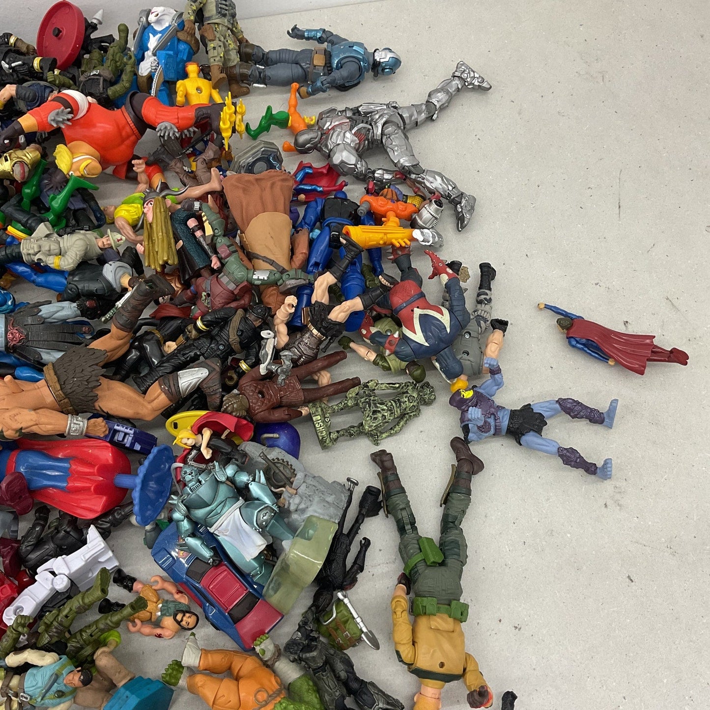 Random Mixed Loose Action Figures Toys LOT 15 lbs Preowned Vintage & Modern - Warehouse Toys