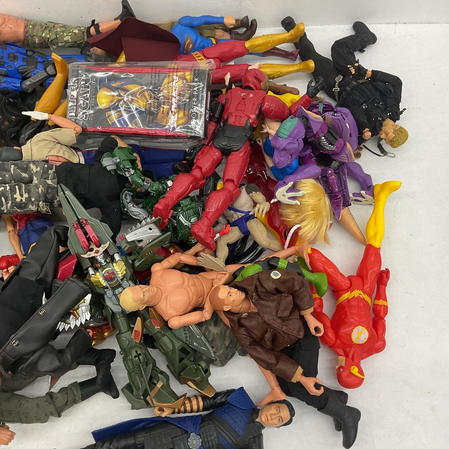 Random Mixed Loose Action Figures Toys LOT 25 lbs Preowned DC Marvel & Others - Warehouse Toys