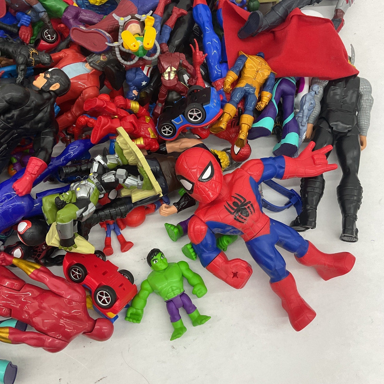 Random Mixed Loose Action Figures Toys LOT 25 lbs Preowned DC Marvel Spiderman - Warehouse Toys