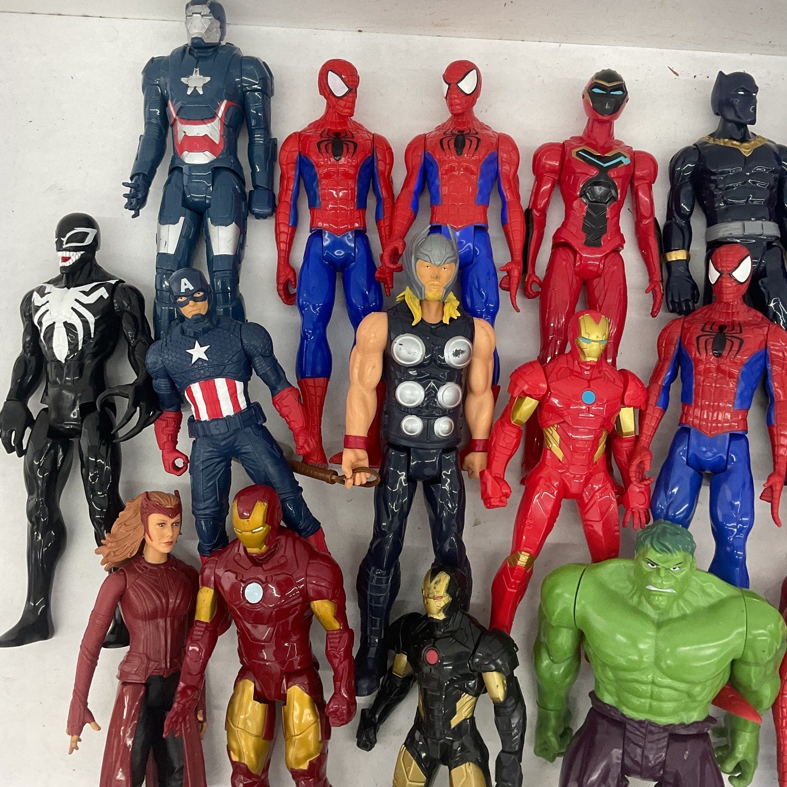 Random Mixed Loose Action Figures Toys LOT 4 lbs Preowned DC Marvel Large Dolls - Warehouse Toys