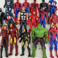 Random Mixed Loose Action Figures Toys LOT 4 lbs Preowned DC Marvel Large Dolls - Warehouse Toys