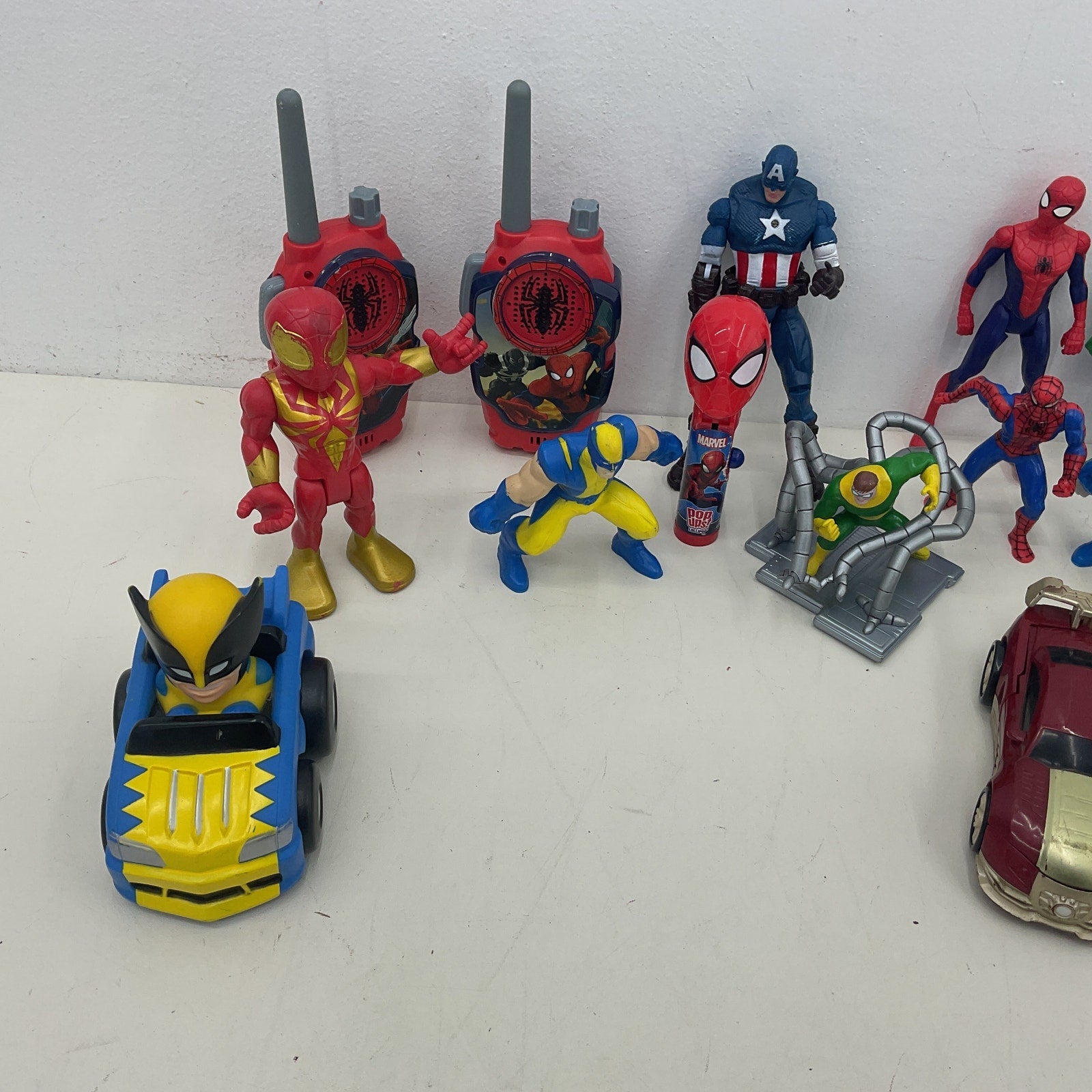 Random Mixed Loose Action Figures Toys LOT Preowned DC Marvel Spiderman Hulk - Warehouse Toys