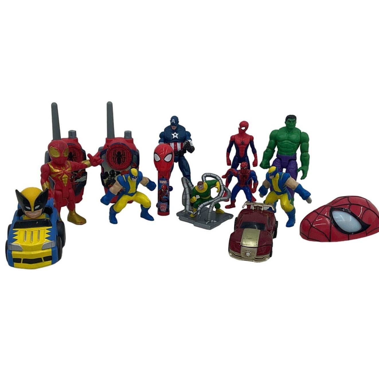 Random Mixed Loose Action Figures Toys LOT Preowned DC Marvel Spiderman Hulk - Warehouse Toys