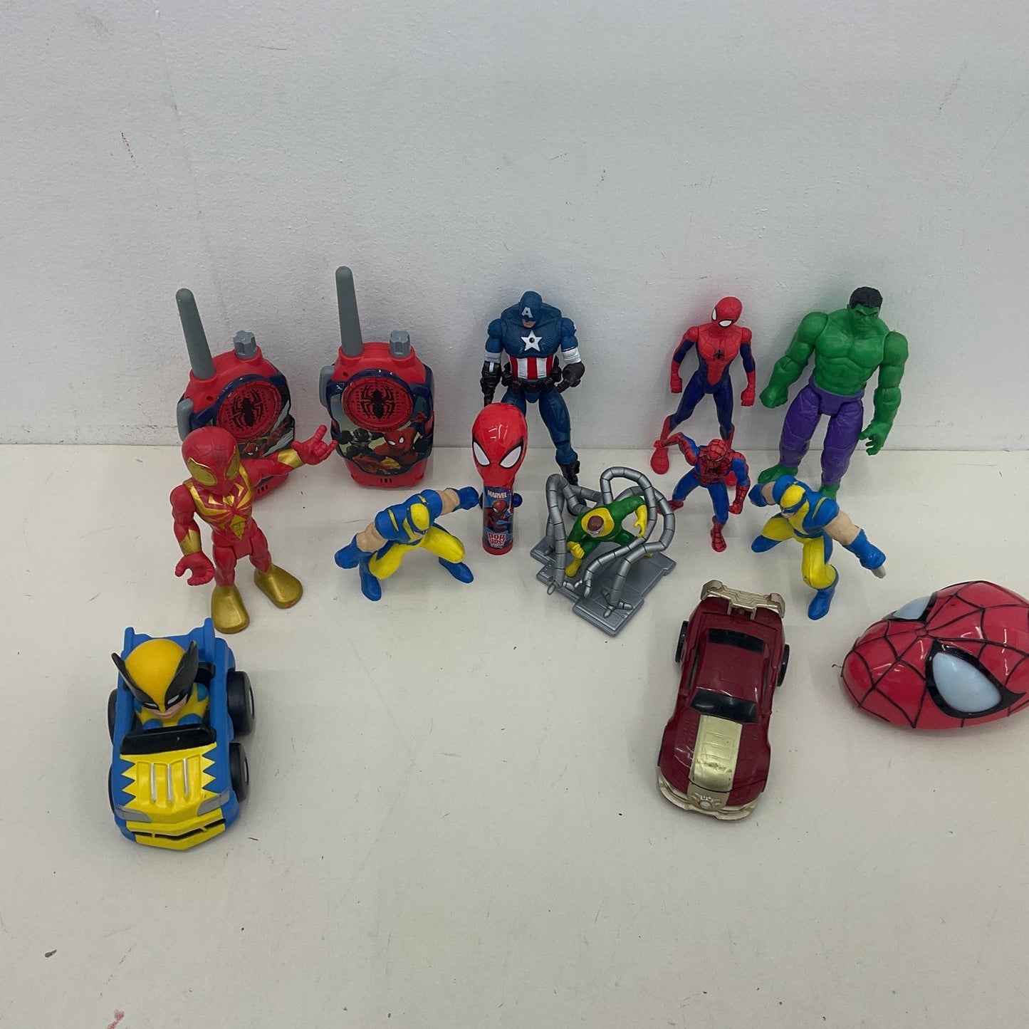 Random Mixed Loose Action Figures Toys LOT Preowned DC Marvel Spiderman Hulk - Warehouse Toys