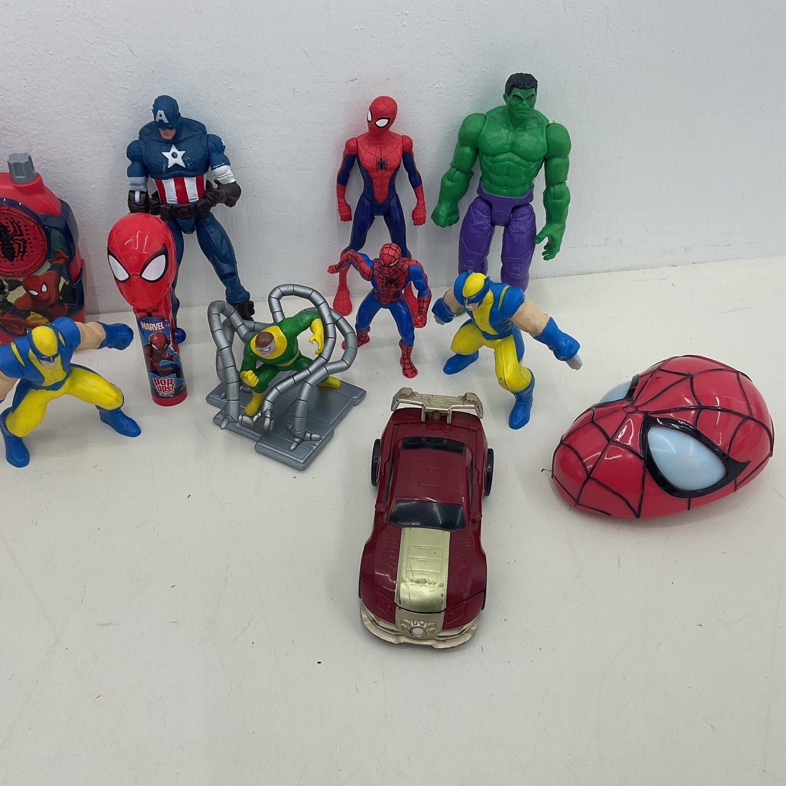 Random Mixed Loose Action Figures Toys LOT Preowned DC Marvel Spiderman Hulk - Warehouse Toys