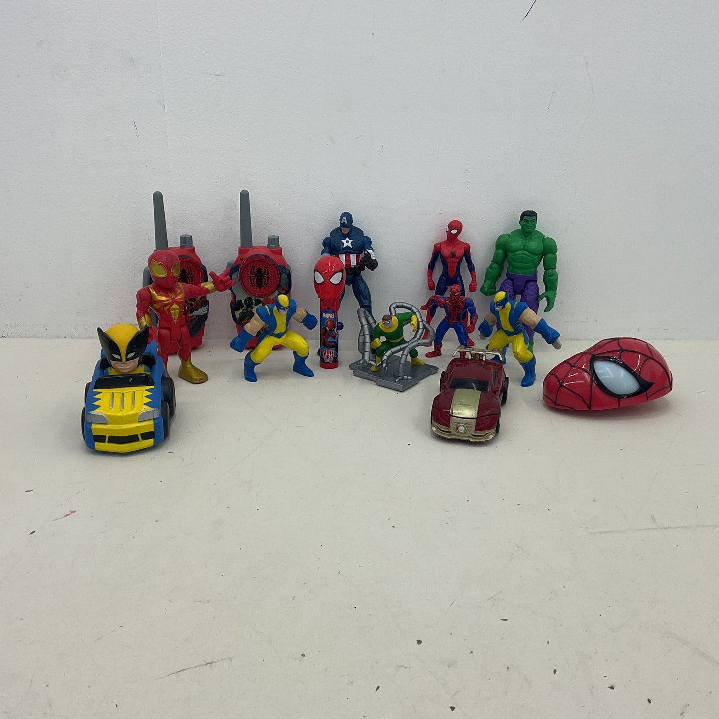 Random Mixed Loose Action Figures Toys LOT Preowned DC Marvel Spiderman Hulk - Warehouse Toys