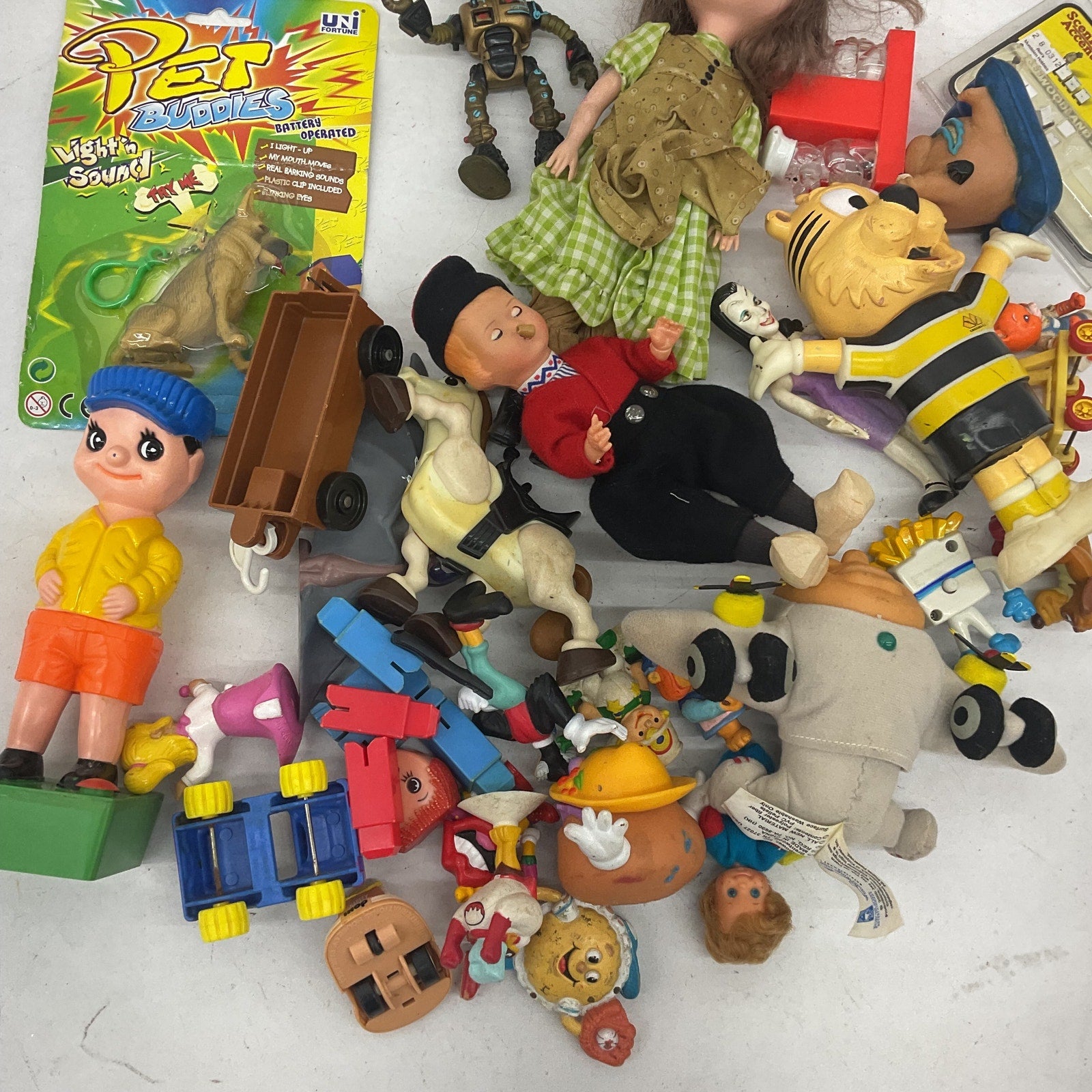 Random Mixed Loose Action Figures Toys LOT Preowned Vintage Dolls Novelty Items - Warehouse Toys