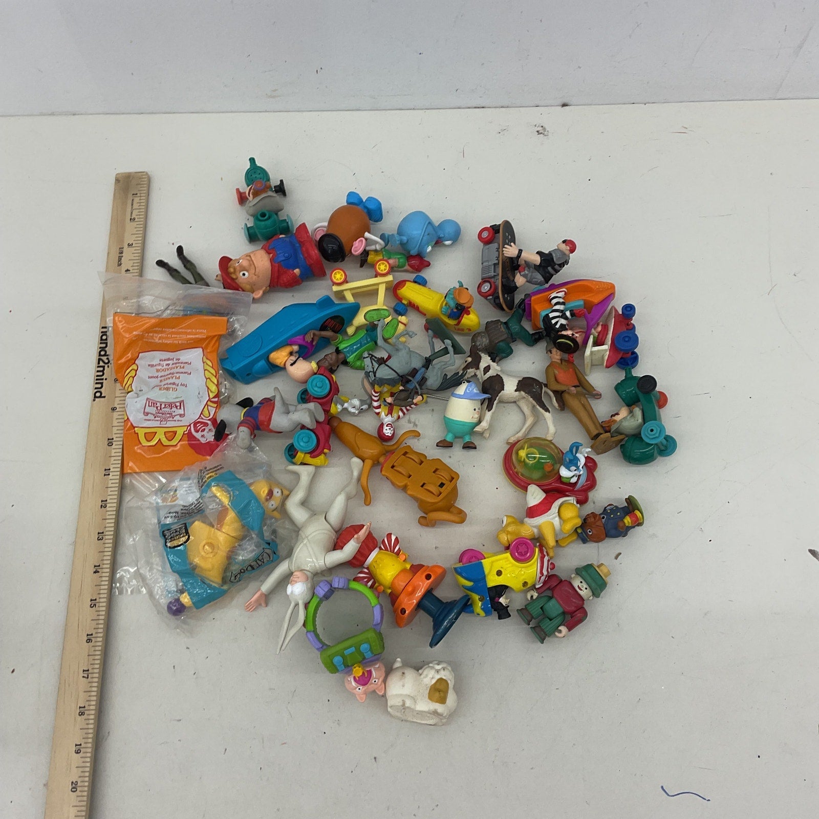 Random Mixed Loose Figures Toys LOT Preowned Vintage Happy Meal Toys Novelty - Warehouse Toys