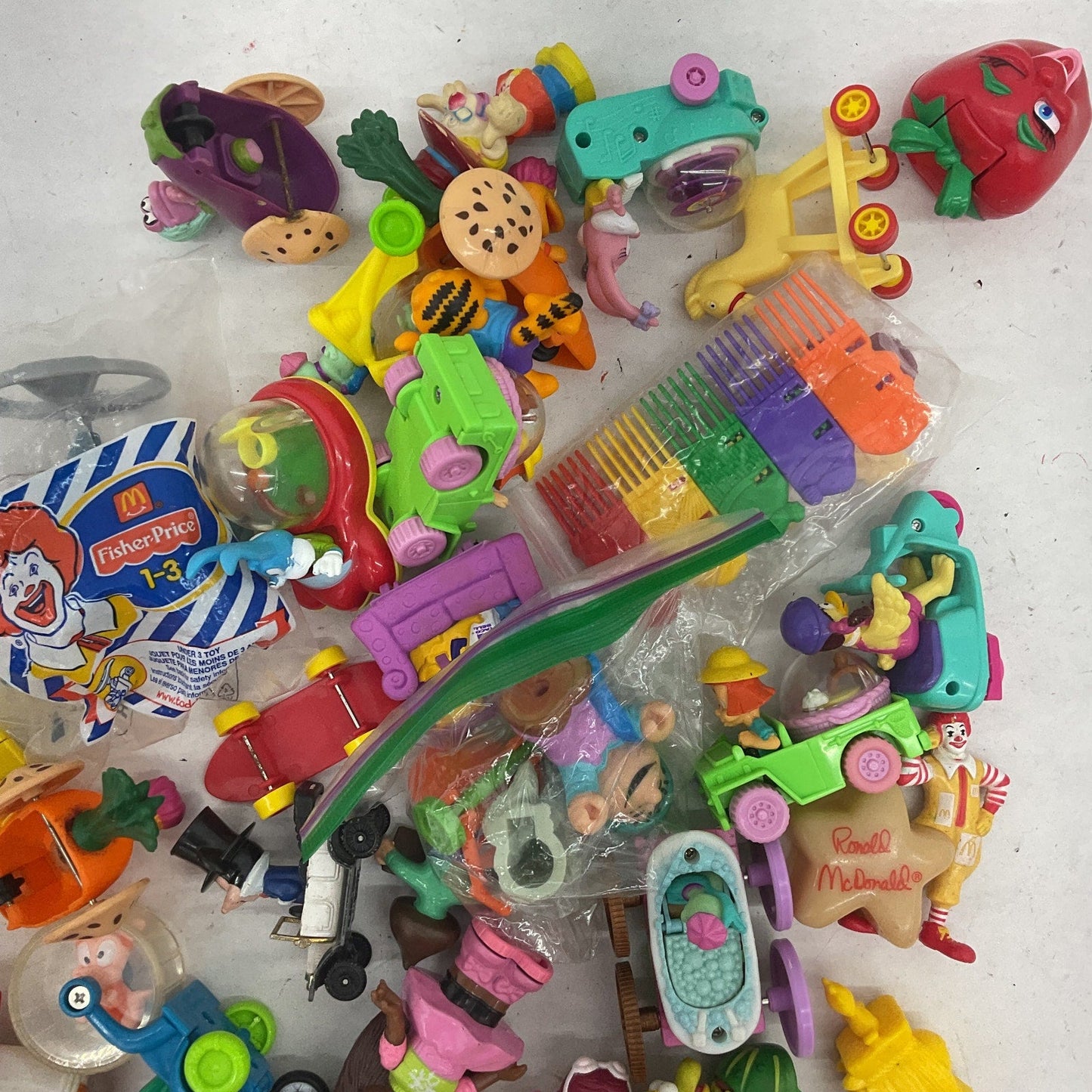 Random Mixed Loose Figures Toys LOT Preowned Vintage Happy Meal Toys Novelty - Warehouse Toys