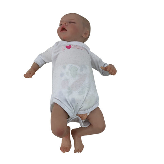 Realistic Sleeping Newborn Baby Doll Preowned Adorable Sweet Angel!!!! - Warehouse Toys