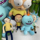 Rick & Morty Plush Toys Mix Characters LOT Preowned Pickle Rick Mr Meeseeks 5lb - Warehouse Toys