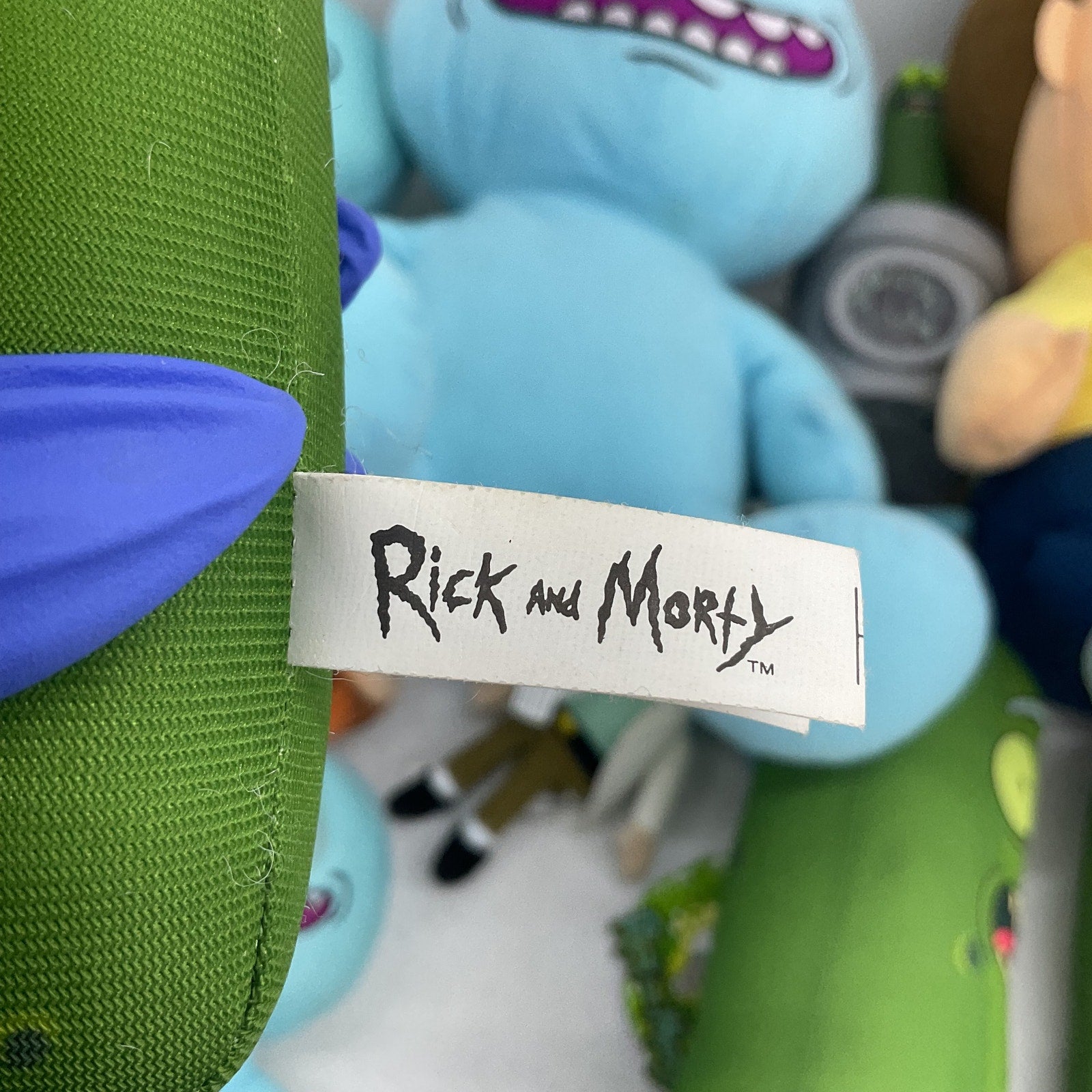 Rick & Morty Plush Toys Mix Characters LOT Preowned Pickle Rick Mr Meeseeks 5lb - Warehouse Toys