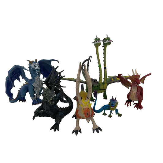 Safari LTD & Others Fantasy Myth Winged Beasts Dragons Toy Figures Preowned LOT - Warehouse Toys