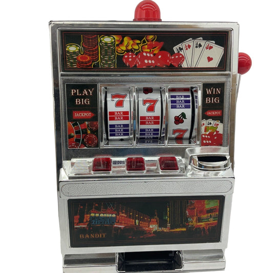 Samsonico Battery - Operated Slot Machine Electronic Toy Preowned UNTESTED - Warehouse Toys