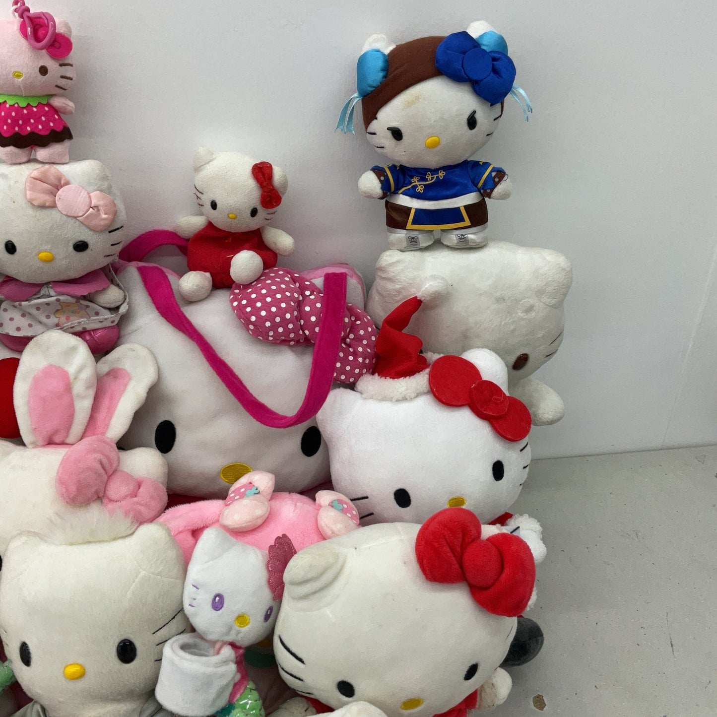 Sanrio Hello Kitty Character Plush Toys Assorted Designs Preowned LOT 11 lbs - Warehouse Toys