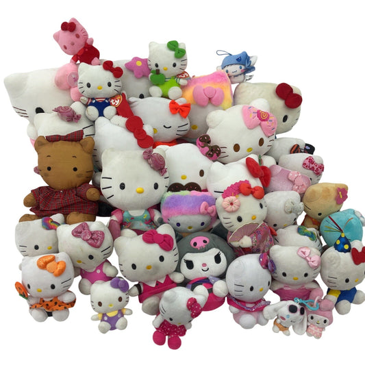 Sanrio Hello Kitty Character Plush Toys Assorted Preowned LOT 12 lbs Winki Pinki - Warehouse Toys