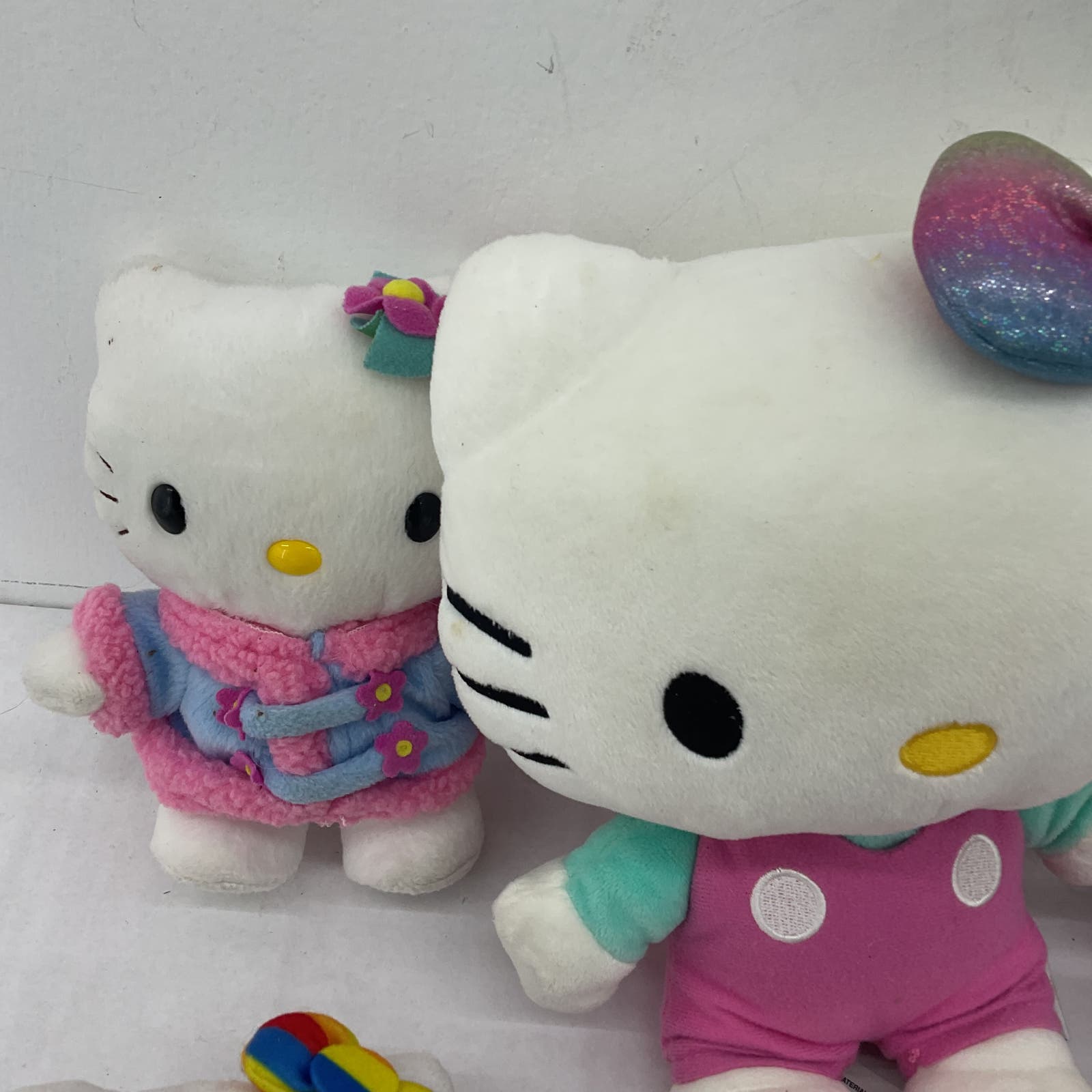 Sanrio Hello Kitty Multicolor Plush Toy Stuffed Animal Cat Lot - Warehouse Toys