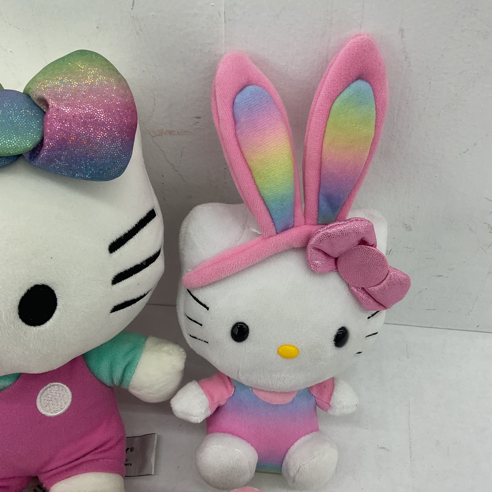 Sanrio Hello Kitty Multicolor Plush Toy Stuffed Animal Cat Lot - Warehouse Toys