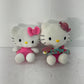 Sanrio Hello Kitty Pink Stuffed Animal Plush Cat Toys Forever Collection MLB - Warehouse Toys