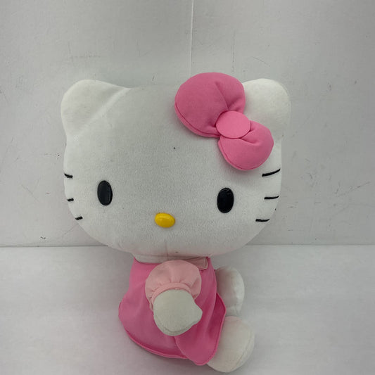 Sanrio Hello Kitty Pink Stuffed Animal Plush Toy White Cat - Warehouse Toys