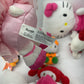 Sanrio Hello Kitty White Cat Stuffed Animal Plush Toy Lot Wholesale - Warehouse Toys