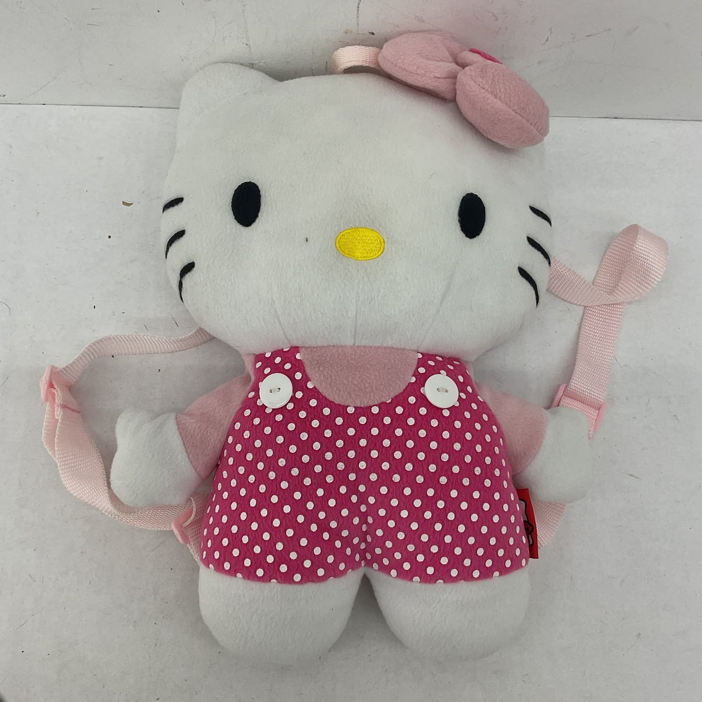 Sanrio Hello Kitty White Stuffed Animal Cat Back Pack - Warehouse Toys