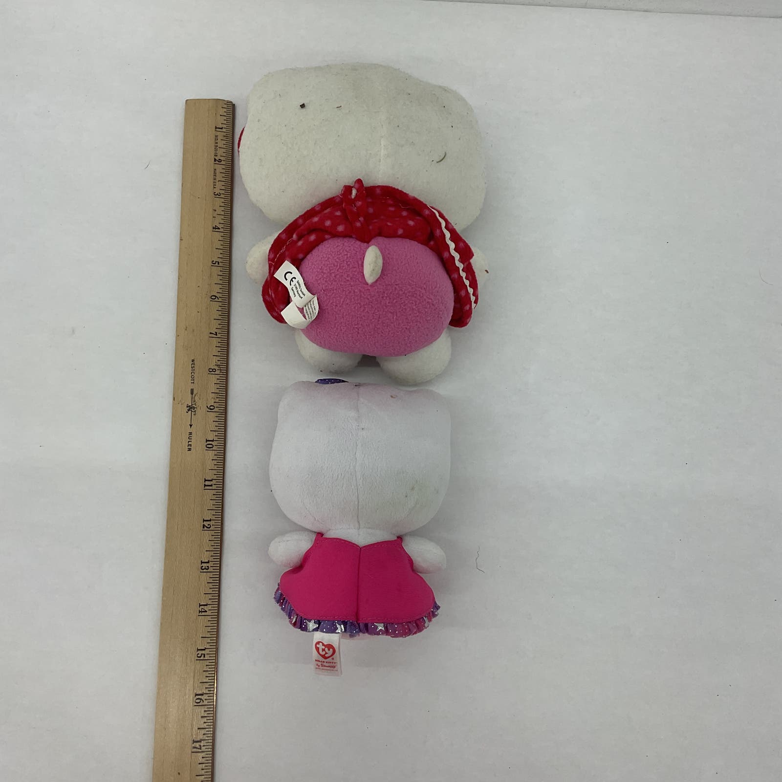 Sanrio Hello Kitty White Stuffed Animal Plush Toy Lot - Warehouse Toys